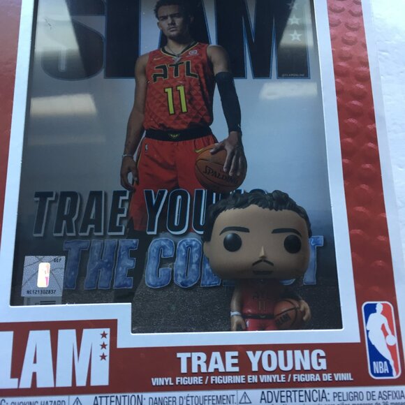 NEW Slam Magazine Cover NBA Atlanta Hawks Trae Young Funko Pop Figure #18 - Picture 7 of 12